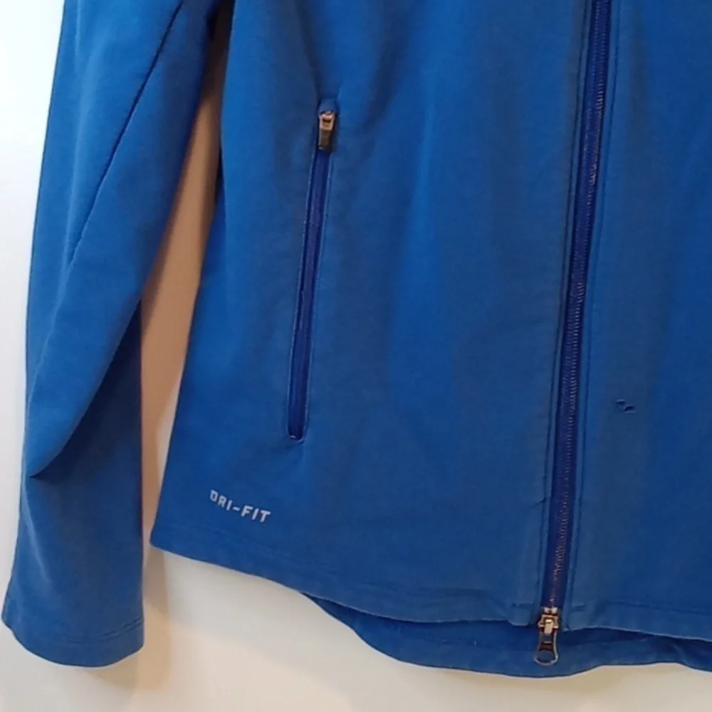 Nike Dri-Fit Livestrong Full Zip Windbreaker Hooded Jacket Women's Sz Small NICE